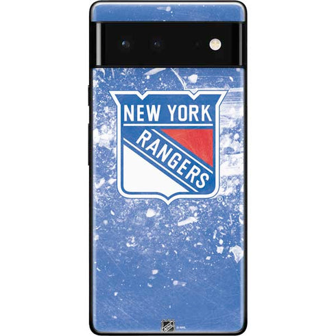 NHL New York Rangers Frozen Google Pixel 6 Skin